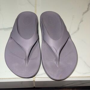 OOFOS OOlala Unisex Sandals Size M5 W7 Used In EUC